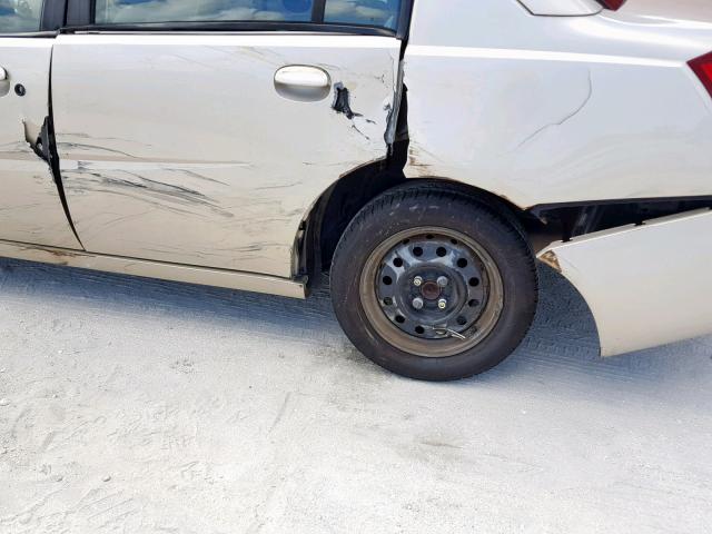 1G8AJ52F44Z214453 - 2004 SATURN ION LEVEL GOLD photo 9