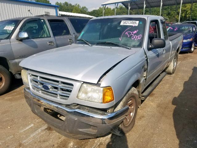 1FTYR14V32PB29767 - 2002 FORD RANGER SUP GRAY photo 2