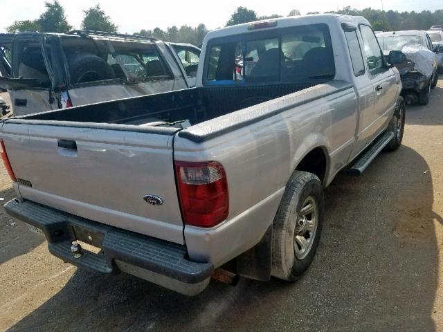 1FTYR14V32PB29767 - 2002 FORD RANGER SUP GRAY photo 4