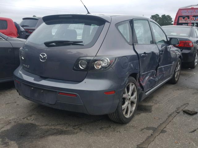 JM1BK343671766215 - 2007 MAZDA 3 HATCHBAC GRAY photo 4