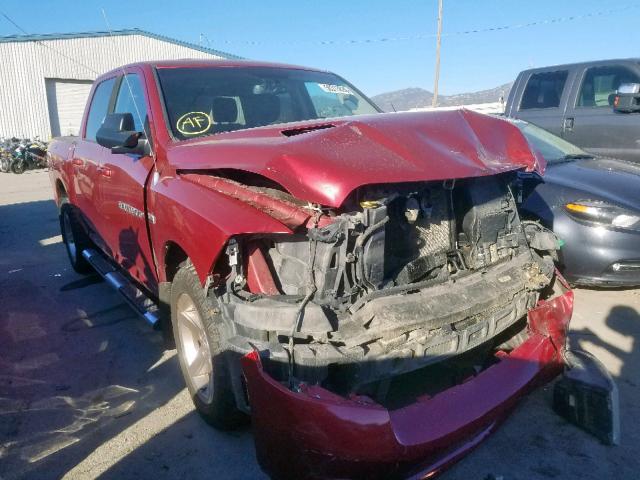 1C6RD7MT3CS315948 - 2012 DODGE RAM 1500 S RED photo 1