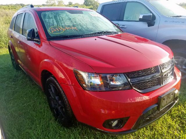 3C4PDCBB2HT604392 - 2017 DODGE JOURNEY SX RED photo 1