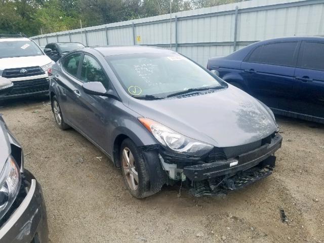 5NPDH4AEXDH362311 - 2013 HYUNDAI ELANTRA GL GRAY photo 1