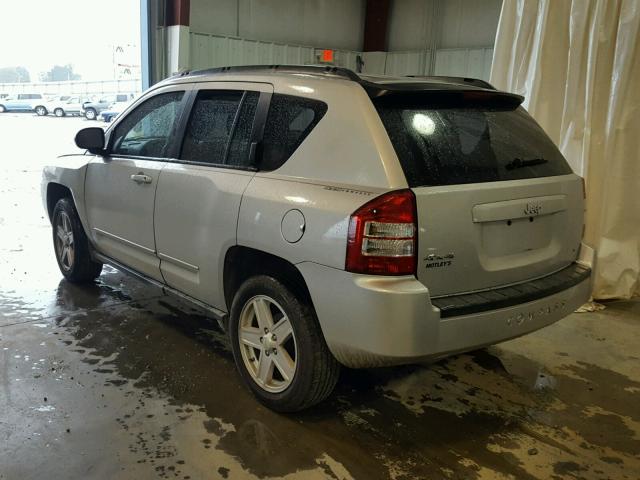 1J4NF4FB6AD611742 - 2010 JEEP COMPASS SP SILVER photo 3