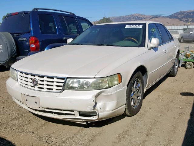 1G6KS54Y83U127692 - 2003 CADILLAC SEVILLE SL WHITE photo 2