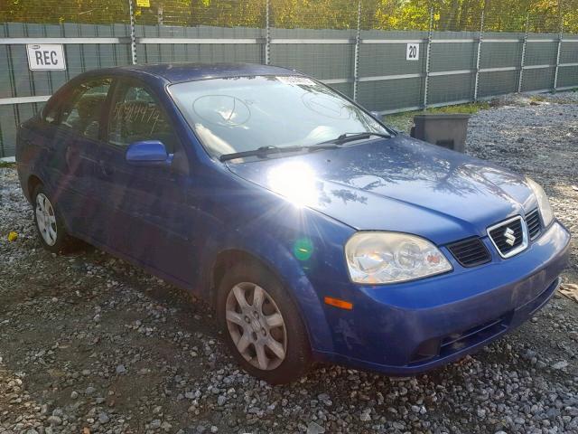 KL5JD56Z55K120101 - 2005 SUZUKI FORENZA S BLUE photo 1