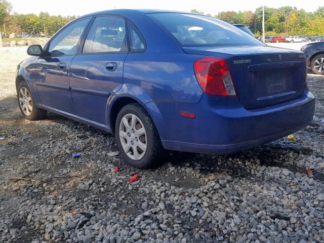 KL5JD56Z55K120101 - 2005 SUZUKI FORENZA S BLUE photo 3