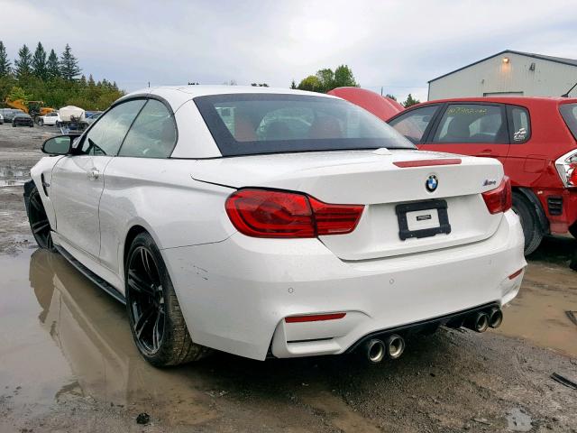 WBS4Z9C52JEA24481 - 2018 BMW M4 WHITE photo 3