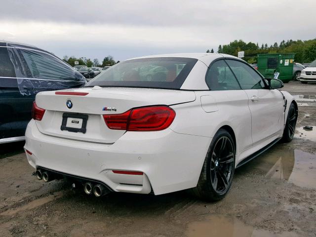 WBS4Z9C52JEA24481 - 2018 BMW M4 WHITE photo 4