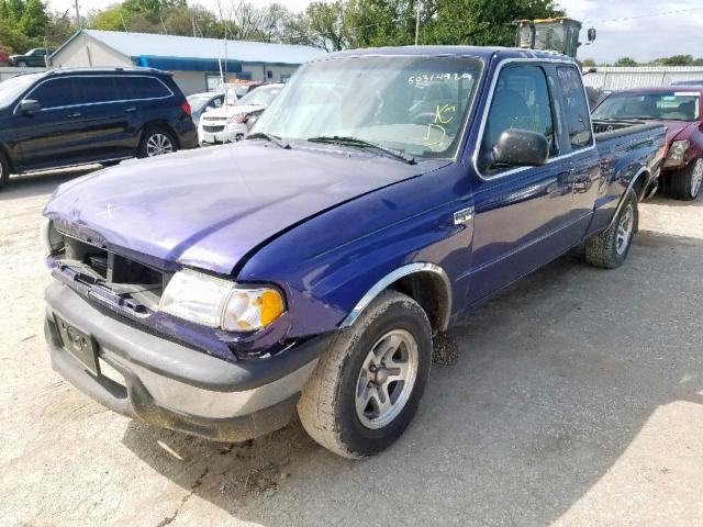 4F4YR16U11TM01993 - 2001 MAZDA B3000 CAB BLUE photo 2