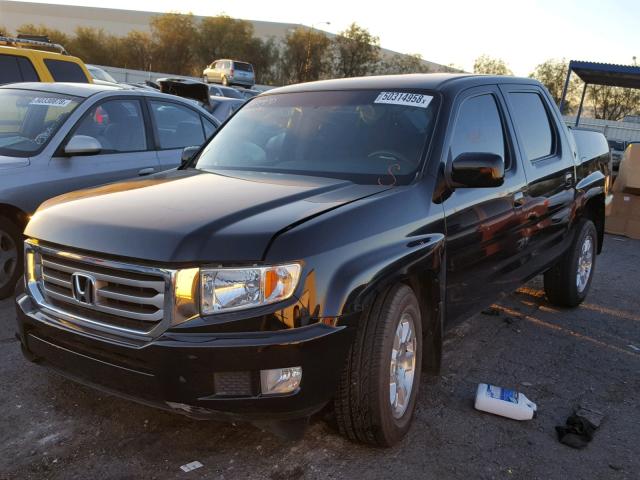 5FPYK1F44CB002523 - 2012 HONDA RIDGELINE BLACK photo 2