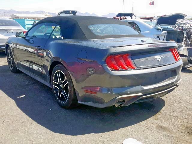1FATP8UH1K5181578 - 2019 FORD MUSTANG GRAY photo 3