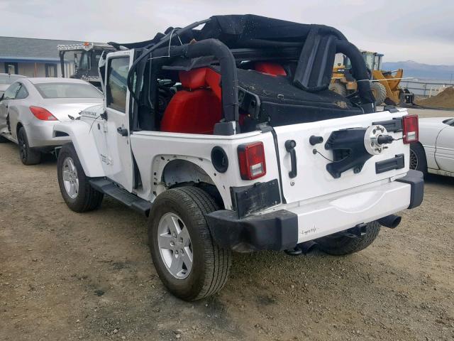 1C4AJWBG6GL343418 - 2016 JEEP WRANGLER S WHITE photo 3