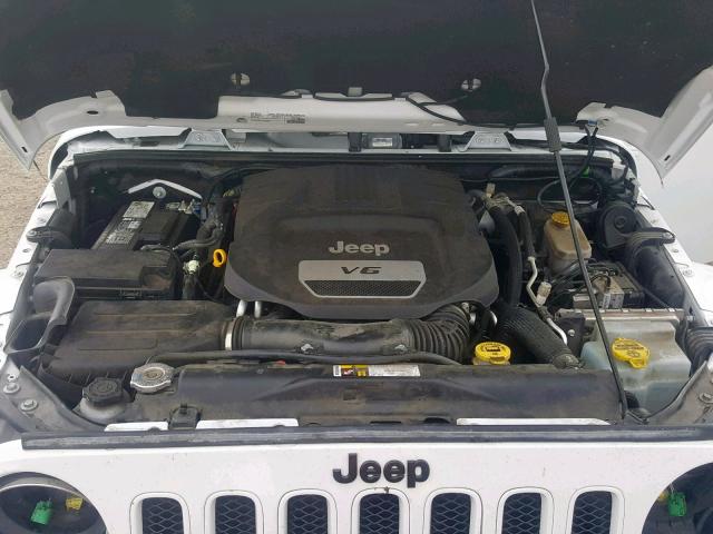 1C4AJWBG6GL343418 - 2016 JEEP WRANGLER S WHITE photo 7