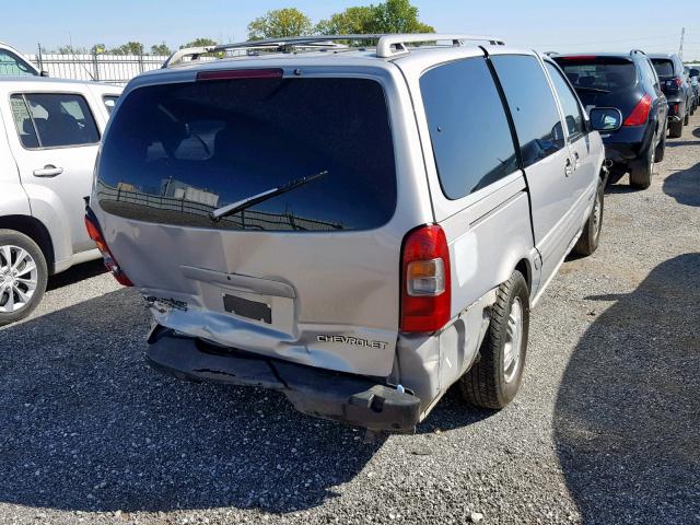 1GNDX03E6YD232098 - 2000 CHEVROLET VENTURE GRAY photo 4