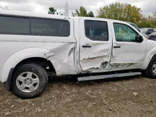 1N6AD09U17C426770 - 2007 NISSAN FRONTIER C WHITE photo 9