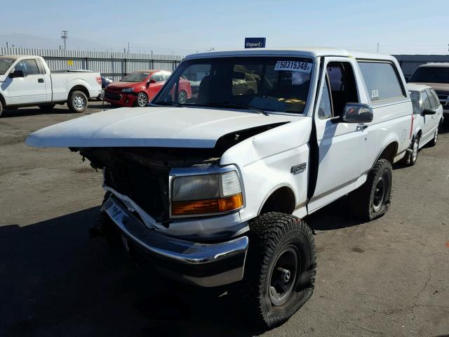 1FMEU15H8NLA85315 - 1992 FORD BRONCO U10 WHITE photo 2