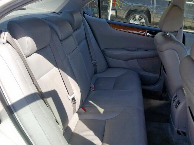 JTHBA30G965171652 - 2006 LEXUS ES 330 SILVER photo 6