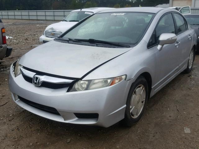 JHMFA36259S008340 - 2009 HONDA CIVIC HYBR SILVER photo 2