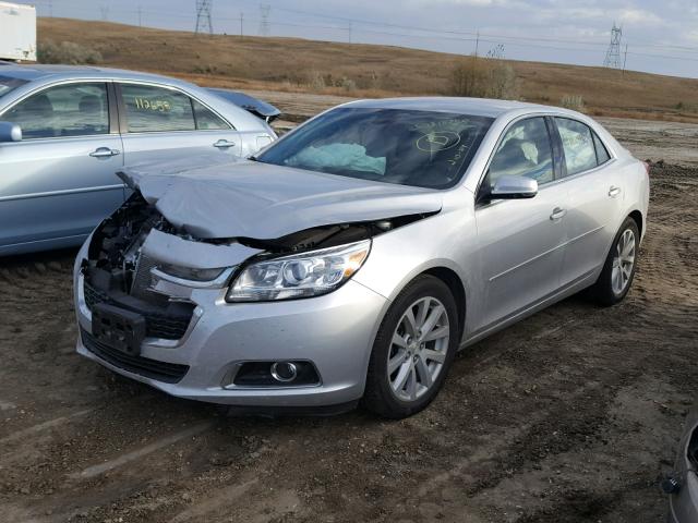 1G11E5SL7EF265618 - 2014 CHEVROLET MALIBU 2LT SILVER photo 2