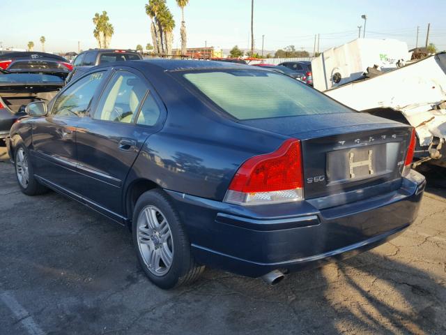 YV1RS592692728842 - 2009 VOLVO S60 2.5T BLUE photo 3