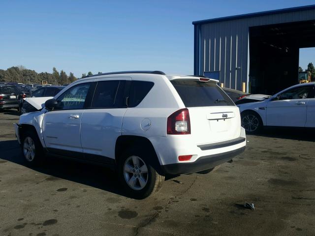 1C4NJCBA2FD436912 - 2015 JEEP COMPASS SP თეთრი ფოტო 3