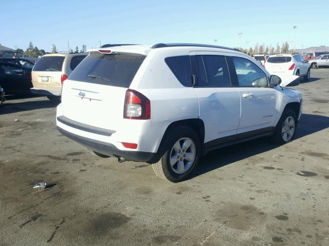 1C4NJCBA2FD436912 - 2015 JEEP COMPASS SP თეთრი ფოტო 4