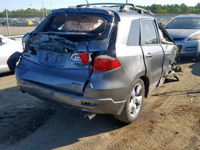 5J8TB18568A020077 - 2008 ACURA RDX TECHNO GRAY photo 4