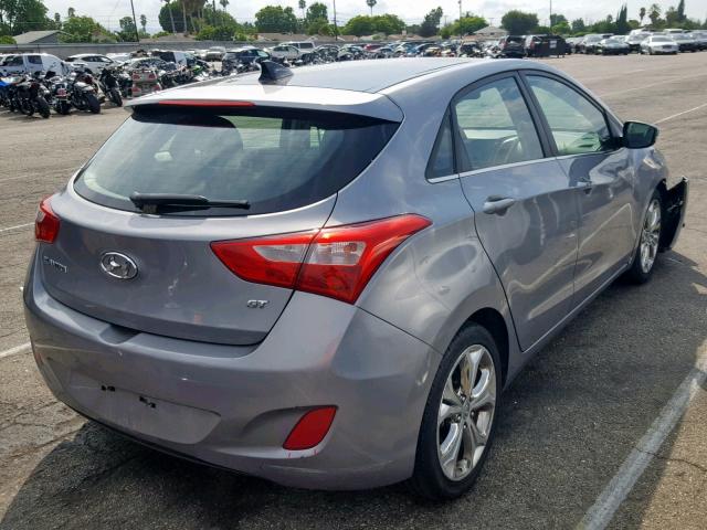 KMHD35LE7DU130459 - 2013 HYUNDAI ELANTRA GT GRAY photo 4