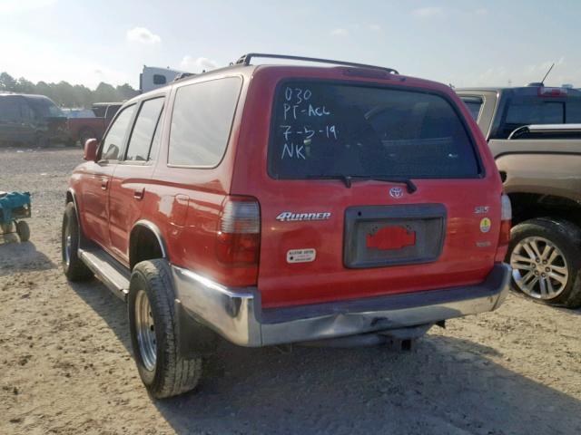 JT3GN86R6X0112577 - 1999 TOYOTA 4RUNNER SR RED photo 3