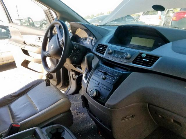 5FNRL5H48BB023176 - 2011 HONDA ODYSSEY EX GRAY photo 9