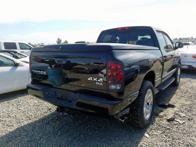 1D7HU18D24J251029 - 2004 DODGE RAM 1500 S BLACK photo 4