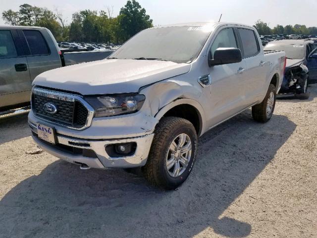 1FTER4FH0KLA69434 - 2019 FORD RANGER SUP SILVER photo 2