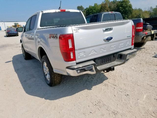 1FTER4FH0KLA69434 - 2019 FORD RANGER SUP SILVER photo 3