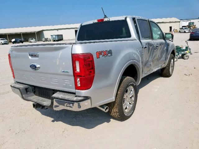 1FTER4FH0KLA69434 - 2019 FORD RANGER SUP SILVER photo 4