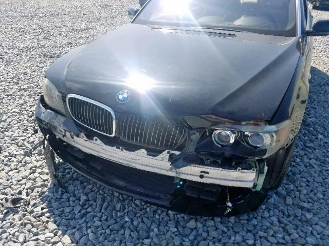 WBAHN83537DT68778 - 2007 BMW 750 BLACK photo 9