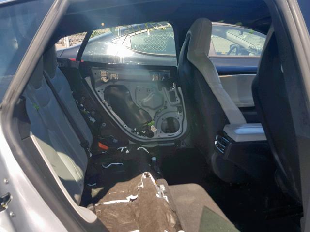 5YJSA1E22GF120819 - 2016 TESLA MODEL S فضي صورة 6