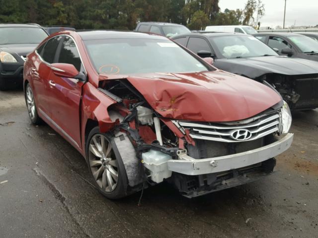 KMHFH4JG0CA189653 - 2012 HYUNDAI AZERA GLS RED photo 1