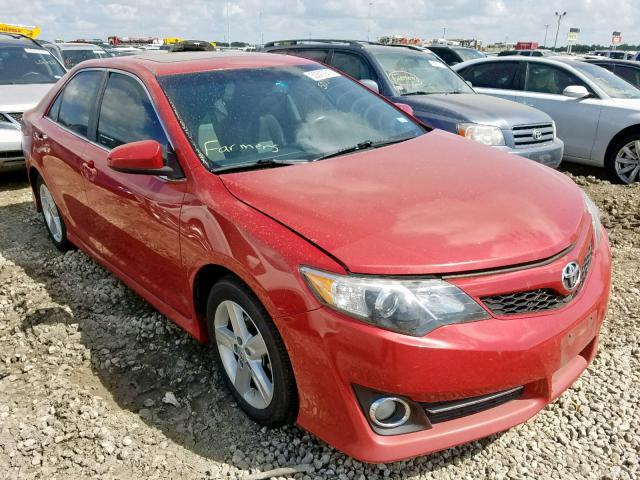4T1BF1FK8CU536273 - 2012 TOYOTA CAMRY BASE RED photo 1