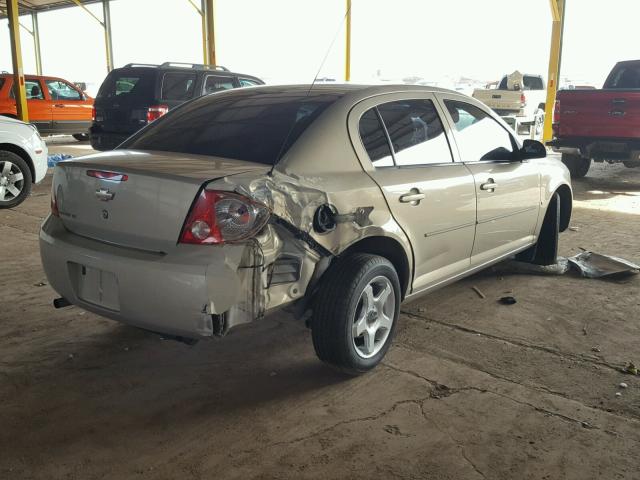 1G1AT58H297238240 - 2009 CHEVROLET COBALT LT SILVER photo 4