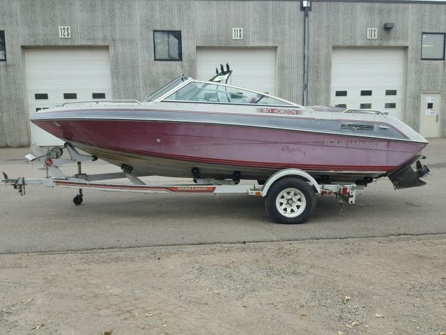 4WNTB300L788 - 1988 FOUR BOAT MAROON photo 3