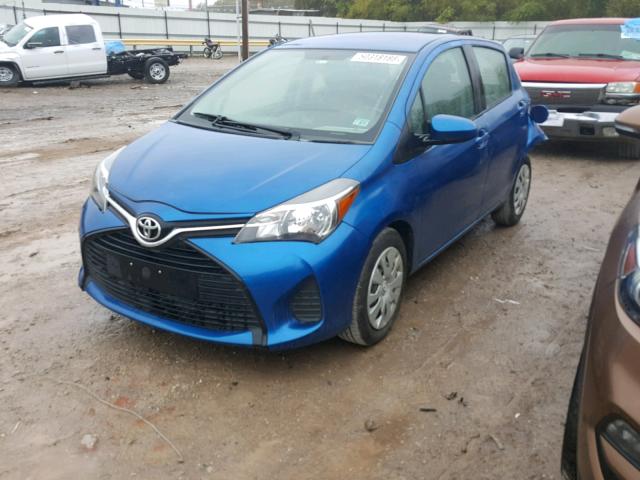 VNKKTUD39GA063573 - 2016 TOYOTA YARIS L BLUE photo 2