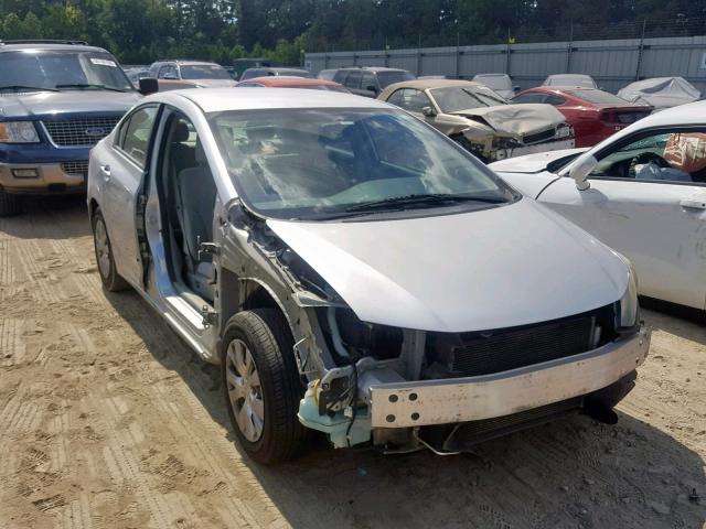 2HGFB2F57CH311283 - 2012 HONDA CIVIC LX SILVER photo 1