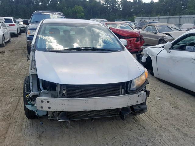 2HGFB2F57CH311283 - 2012 HONDA CIVIC LX SILVER photo 9