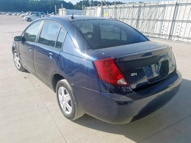 1G8AJ55F37Z184734 - 2007 SATURN ION LEVEL Mavi foto 3