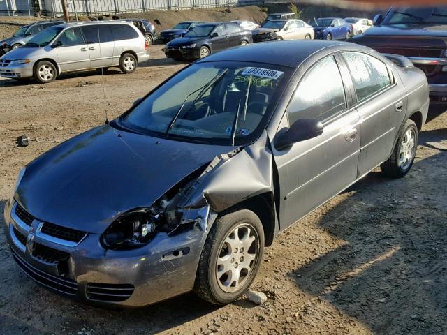 1B3ES56C94D551381 - 2004 DODGE NEON SXT GRAY photo 2