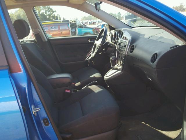 2T1KR32E07C658569 - 2007 TOYOTA COROLLA MA BLUE photo 5