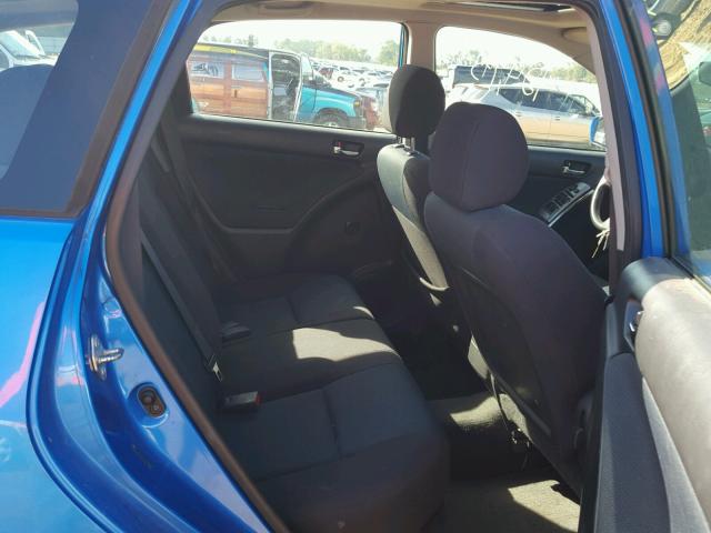 2T1KR32E07C658569 - 2007 TOYOTA COROLLA MA BLUE photo 6