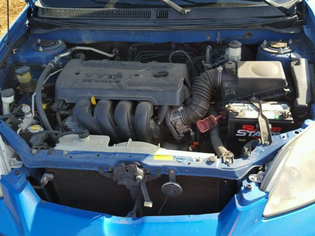 2T1KR32E07C658569 - 2007 TOYOTA COROLLA MA BLUE photo 7