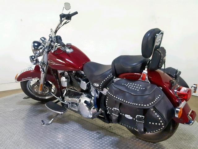 1HD1BWB106Y085826 - 2006 HARLEY-DAVIDSON FLSTCI RED photo 6